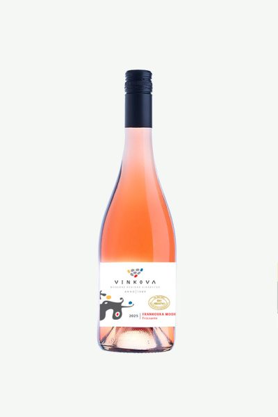 FRANKOVKA MODRÁ FRIZZANTE ROSÉ 2025 - BIO hrozno - polosuché